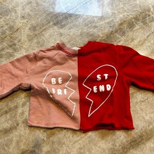 Stella McCartney girls toddler crop sweatshirt